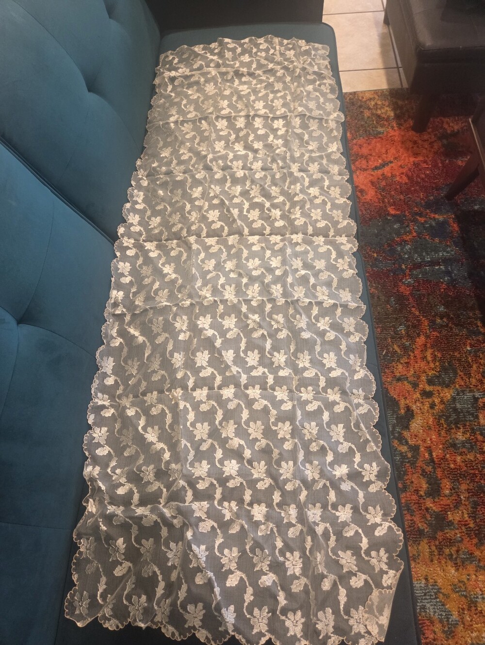 Vintage Lace Table Runner